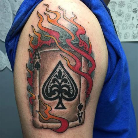 ace of spades tattoo|68 Alluring Ace of Spades Tattoo Designs To Rock In 2024.
